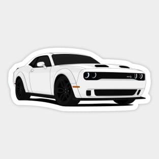 HELLCAT WHITE Sticker